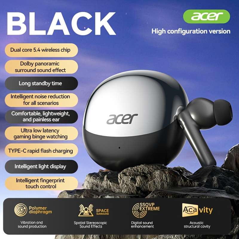 Rechargeable Wireless Earbuds Headphones Headset