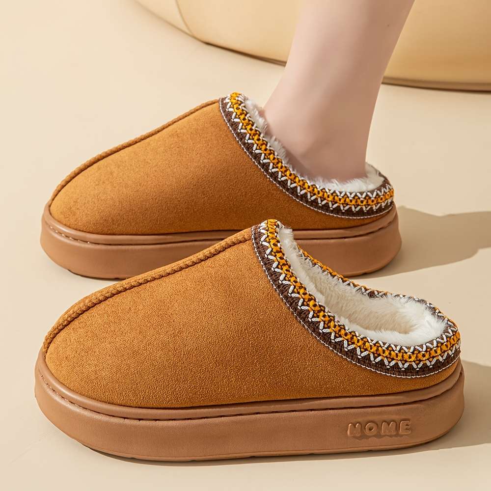 Cotton Slippers Color Black Sizeuk 7.5-8