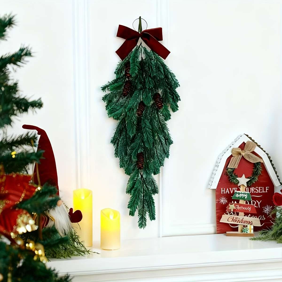 Christmas Decorations Color Polychrome Quantity 2Pcs