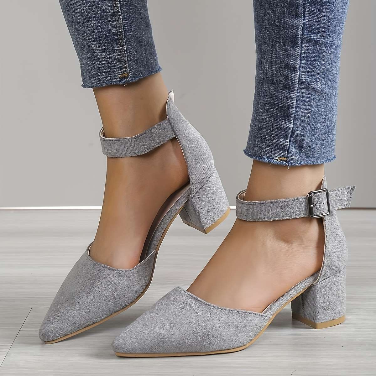 Women S High Heels Color Grey Sizeuk 4