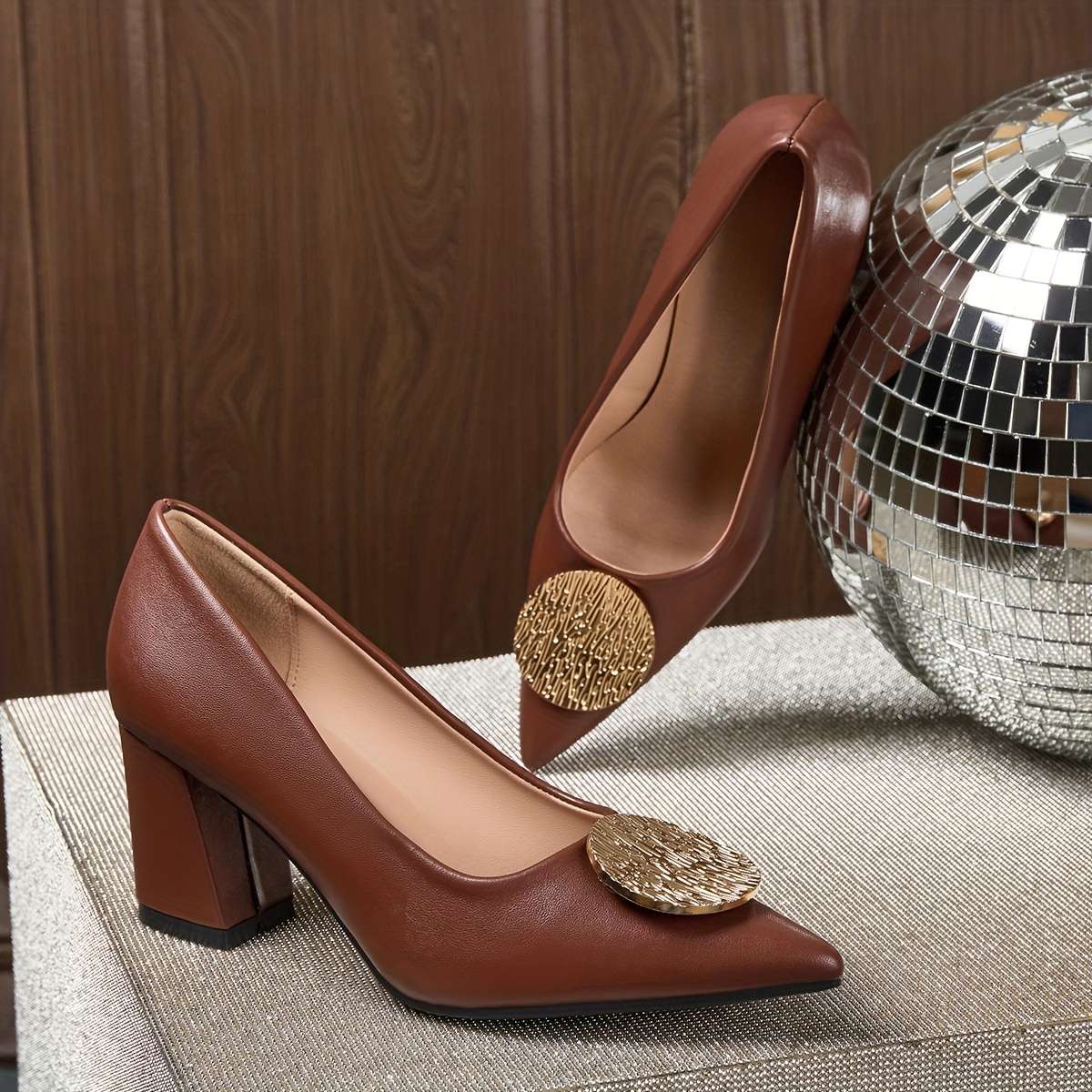 Women S High Heels Color Bronze Sizeuk 7