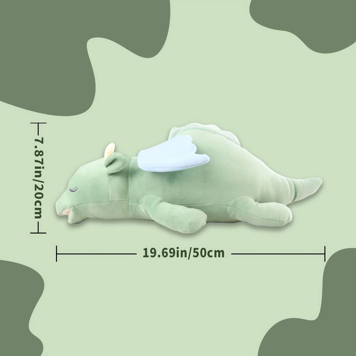 Plush Toyss Items green synthetic gemstone flying dragon