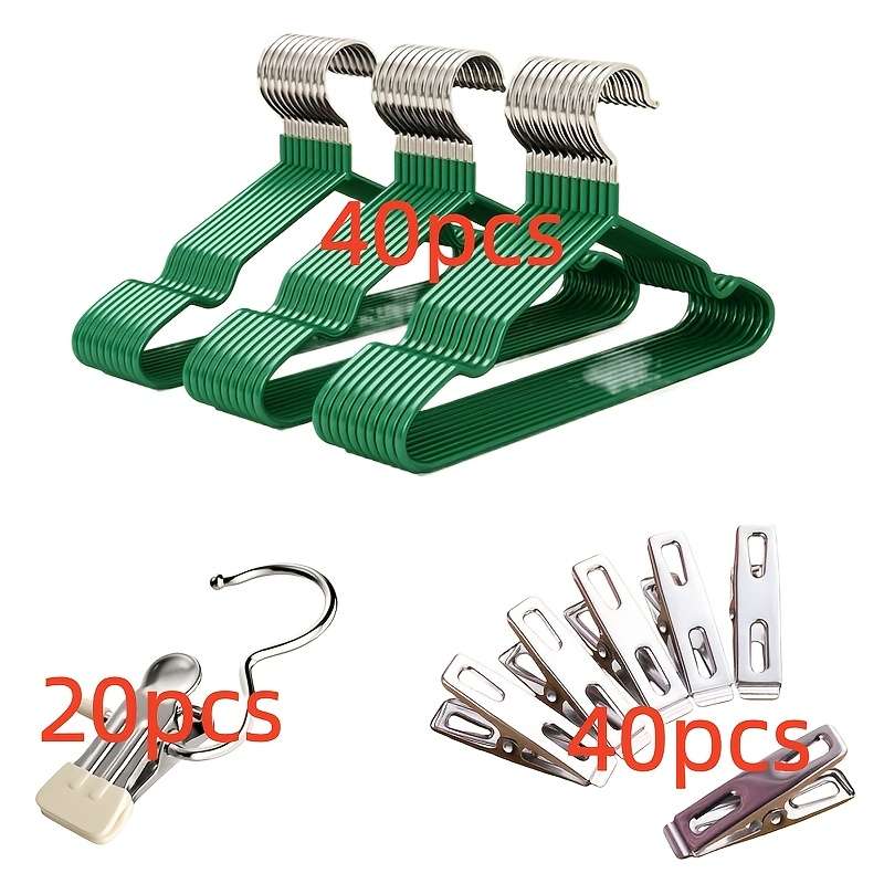 Clothes Rack Black Set Model 32Piece Set