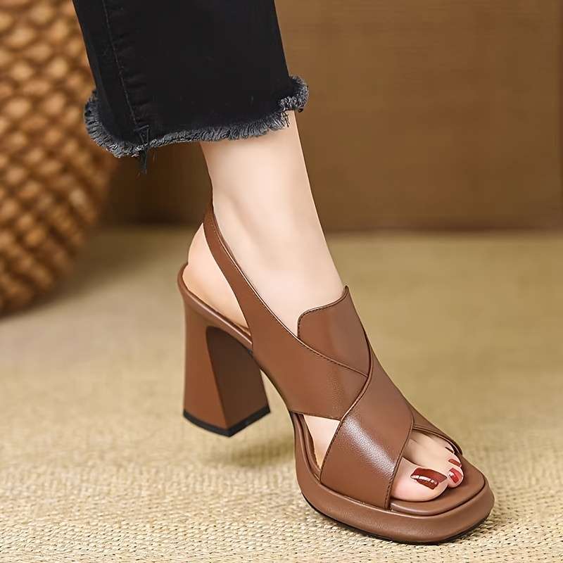 Women S High Heels Color Dark Brown Sizeuk 4