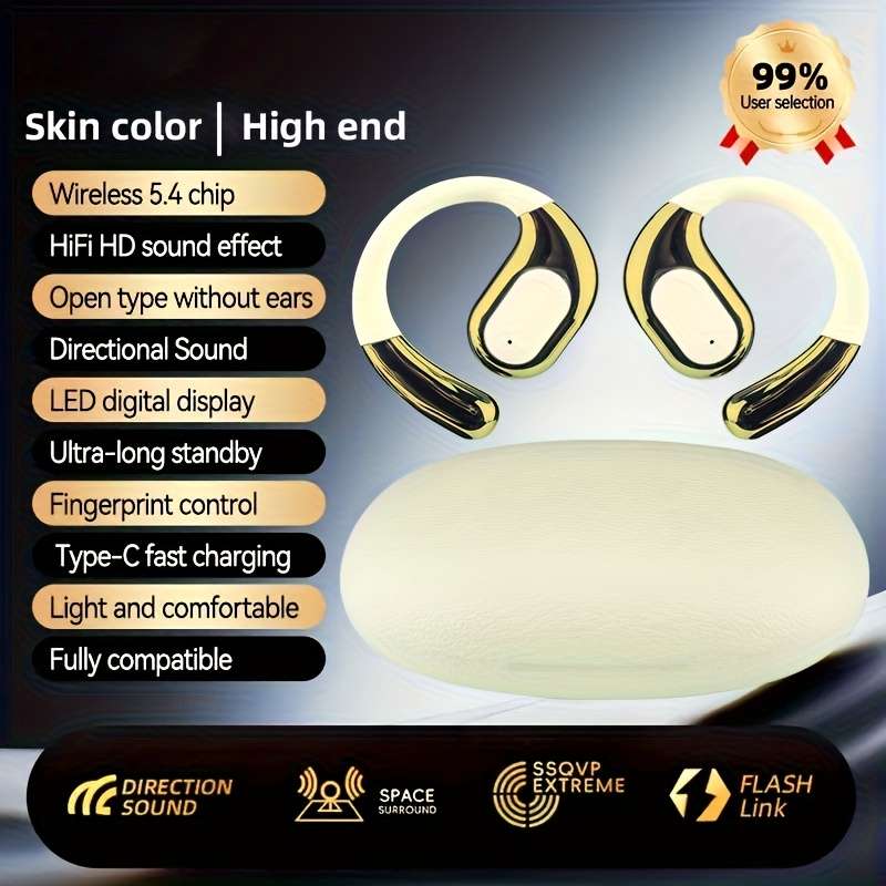 Rechargeable Wireless Earbuds Headphones Headset