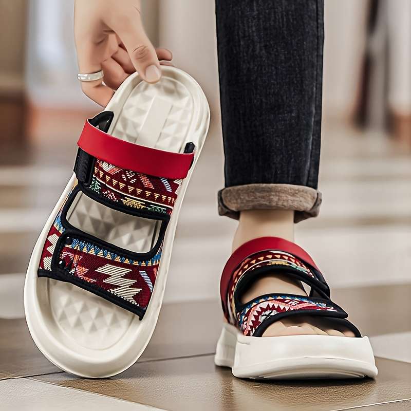 Sandals Color White Red Size Uk 5