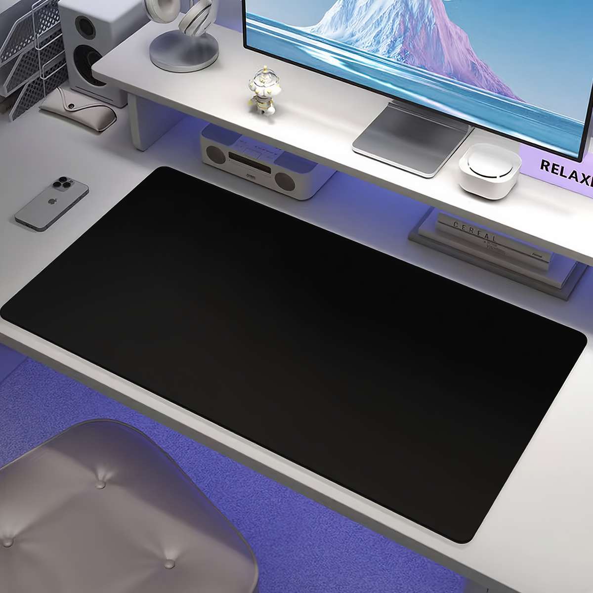 Mouse Pad Color Grey Size 30Cmx60Cm