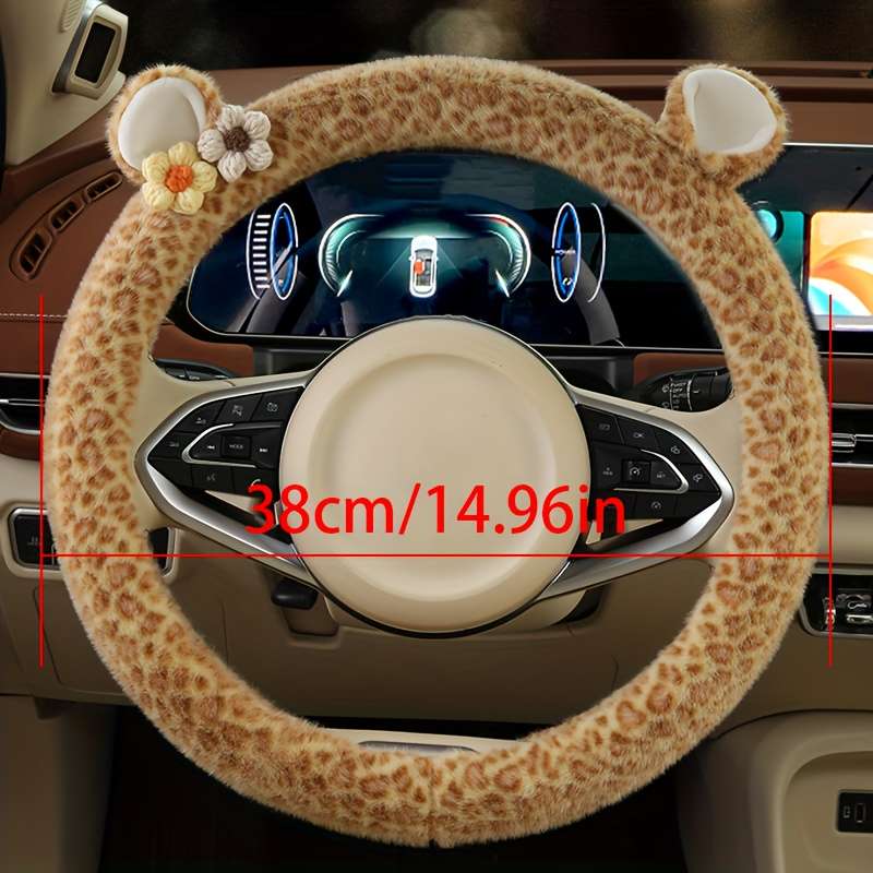Car Steering Wheel Cover Blue Model Round