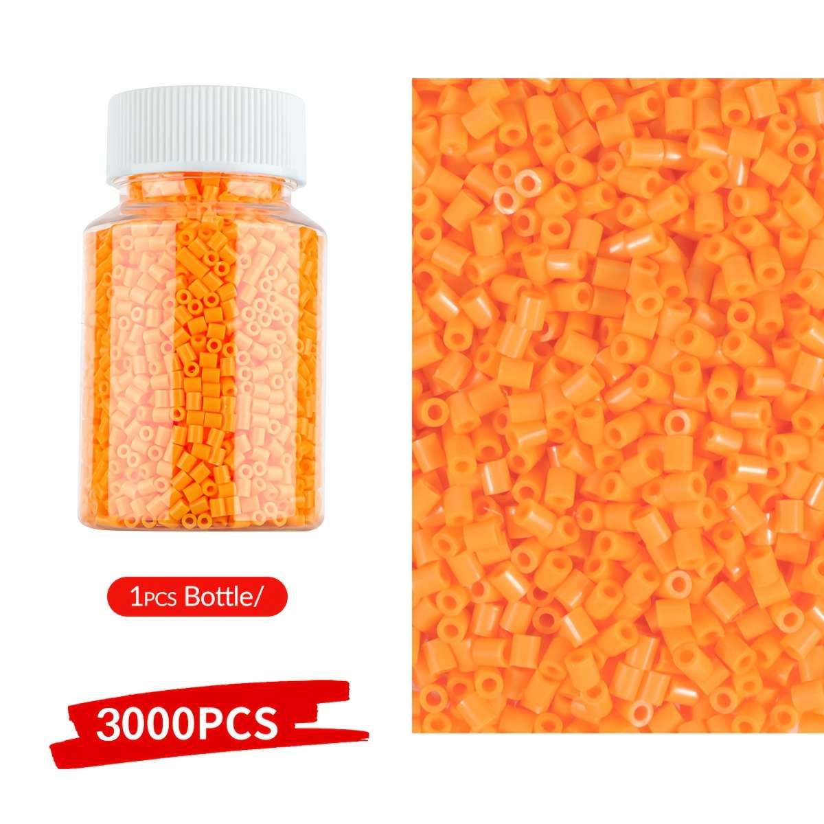 Perler Bead Set Bottle Orange Yellow A13 3K