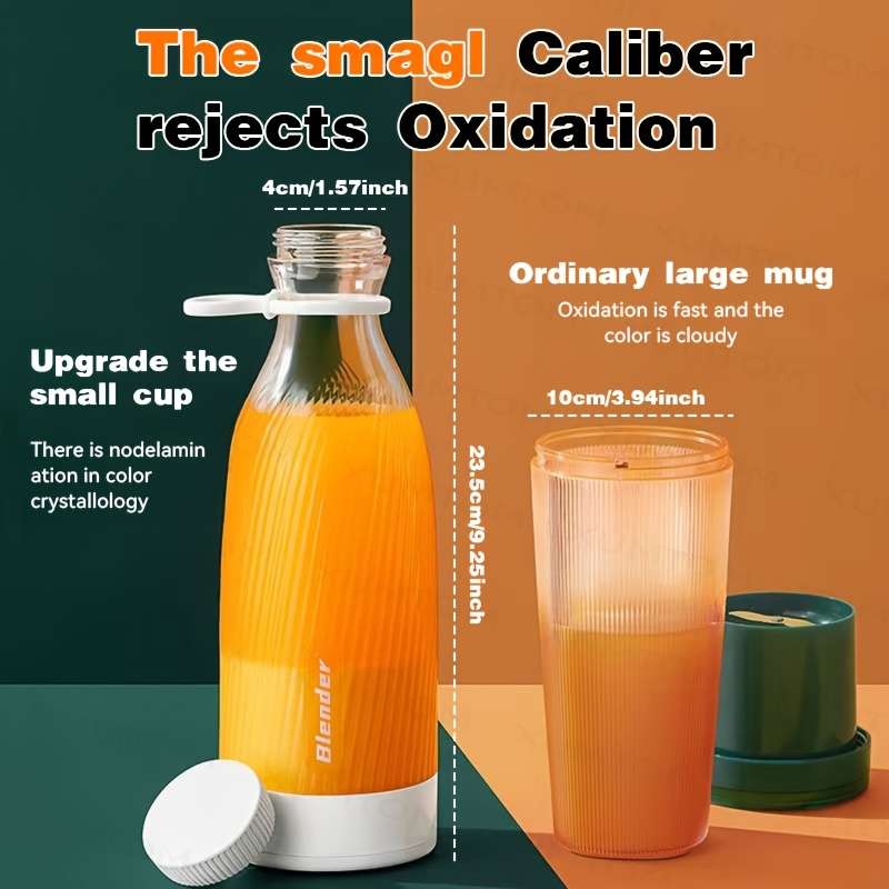 In Portable Blender And Juice Extractor Usb Charging