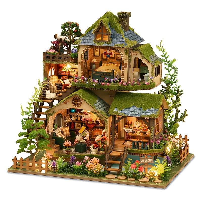 Building Toy Architectural Model Toy Set Style Forest Adventure