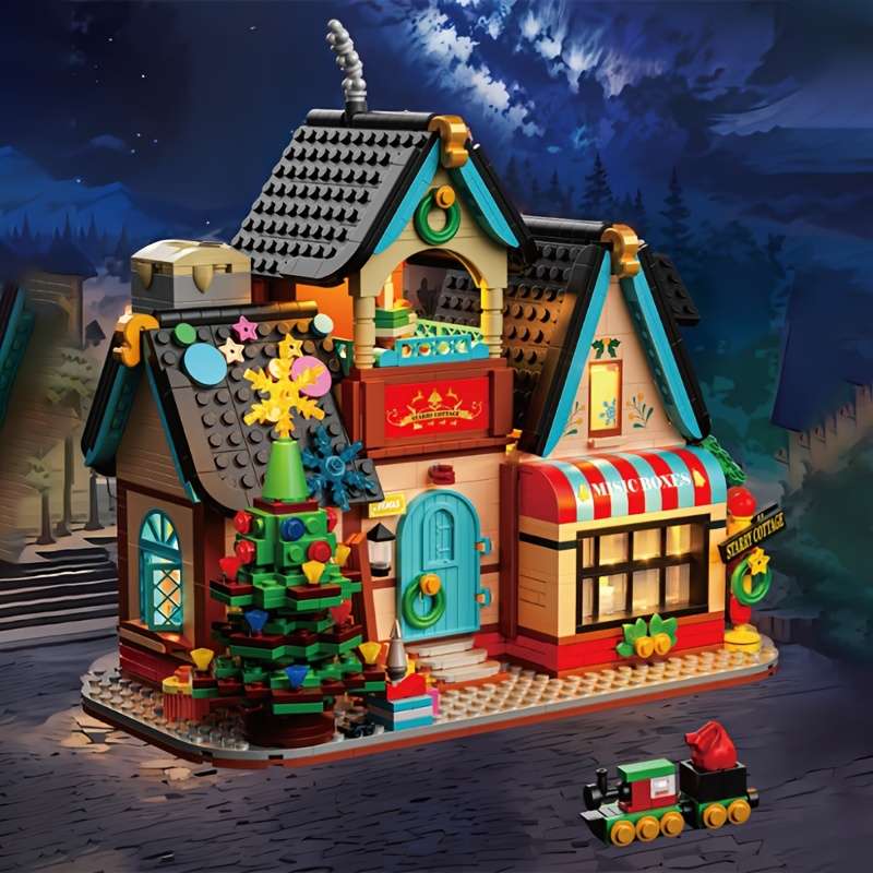 Building Toy Architectural Model Toy Set Style Starry Cabin