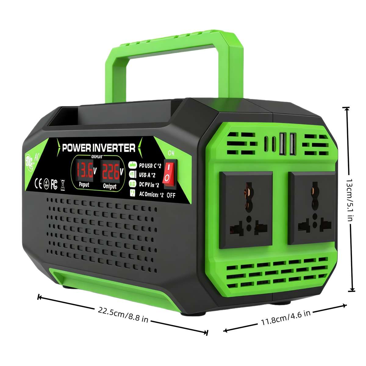 Inverter Model Universal 12V To 220V 1000W