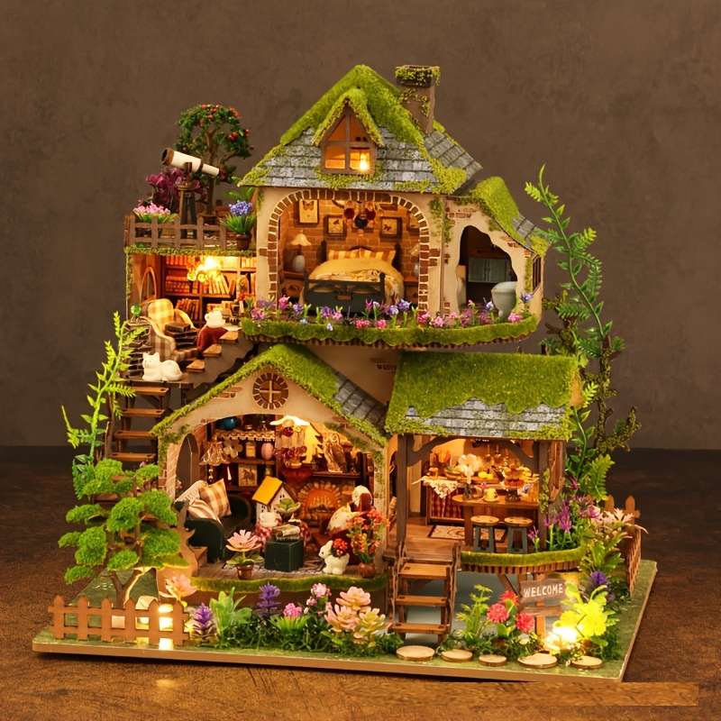Building Toy Architectural Model Toy Set Style Forest Adventure