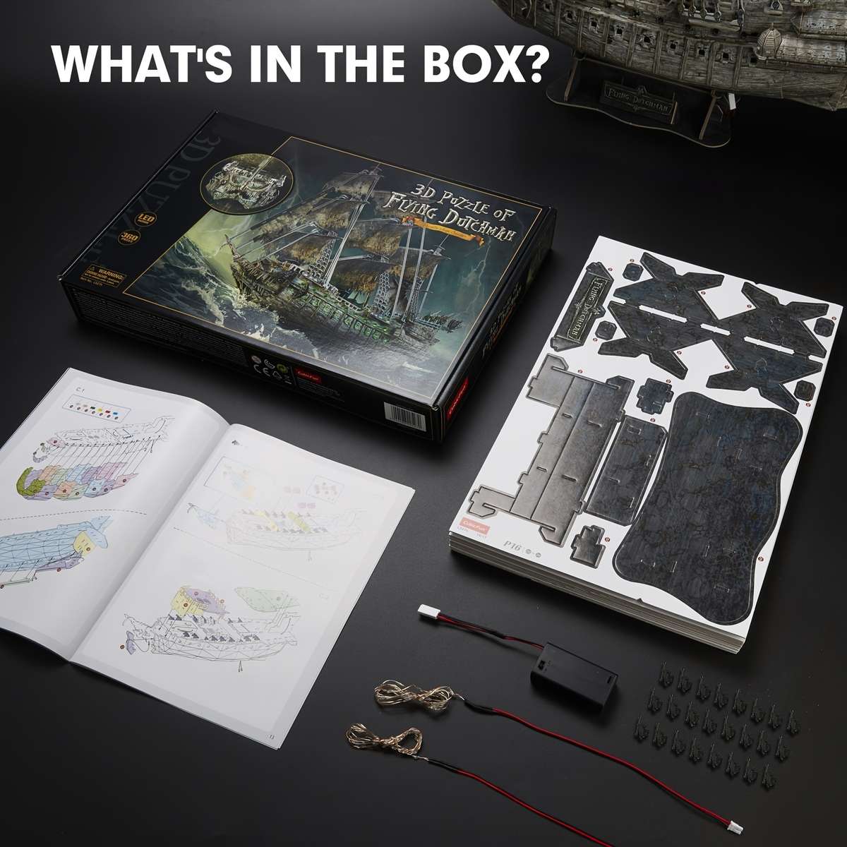 3D Jigsaw Puzzle Model Ship Items Flying Dutchman