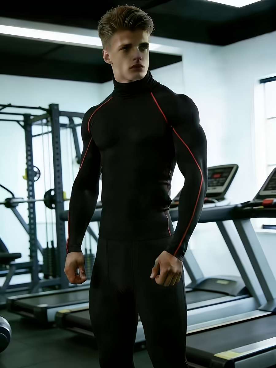 Thermal Underwear Color Black  Gray Line Sizes