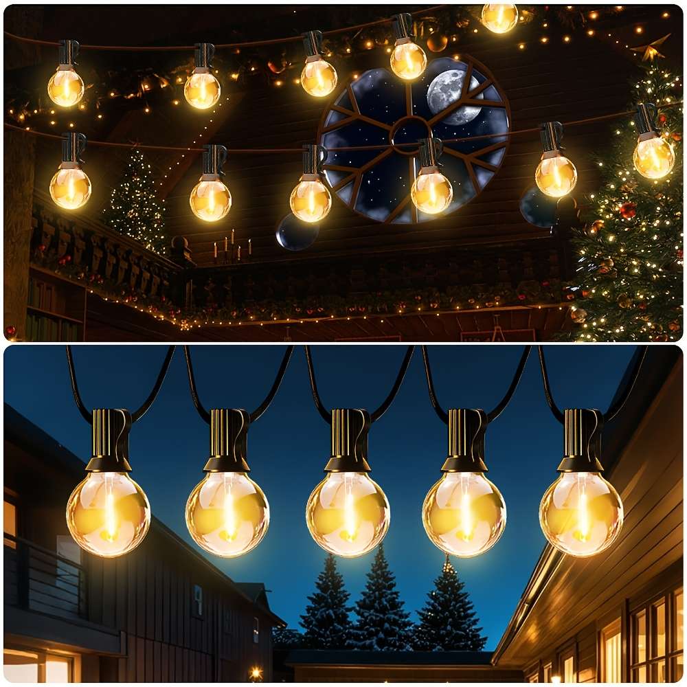 Solar Powered 10-meter 20-lamp String Light + remote control