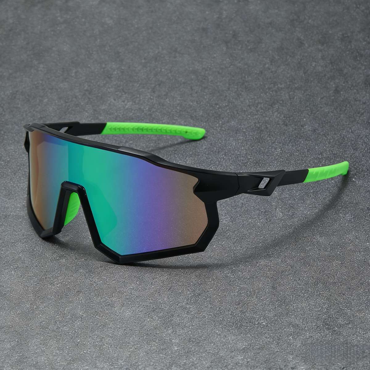 Cycling Glasses Color Black Frame Red Coating