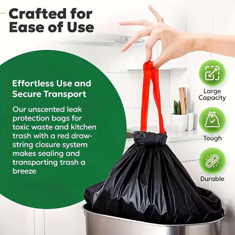 Trash Bagblackquantity300Pcs