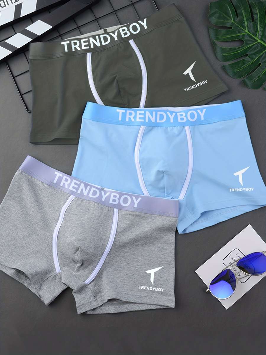 Mens Underwear Color 3Pcs Combination Color C Sizem