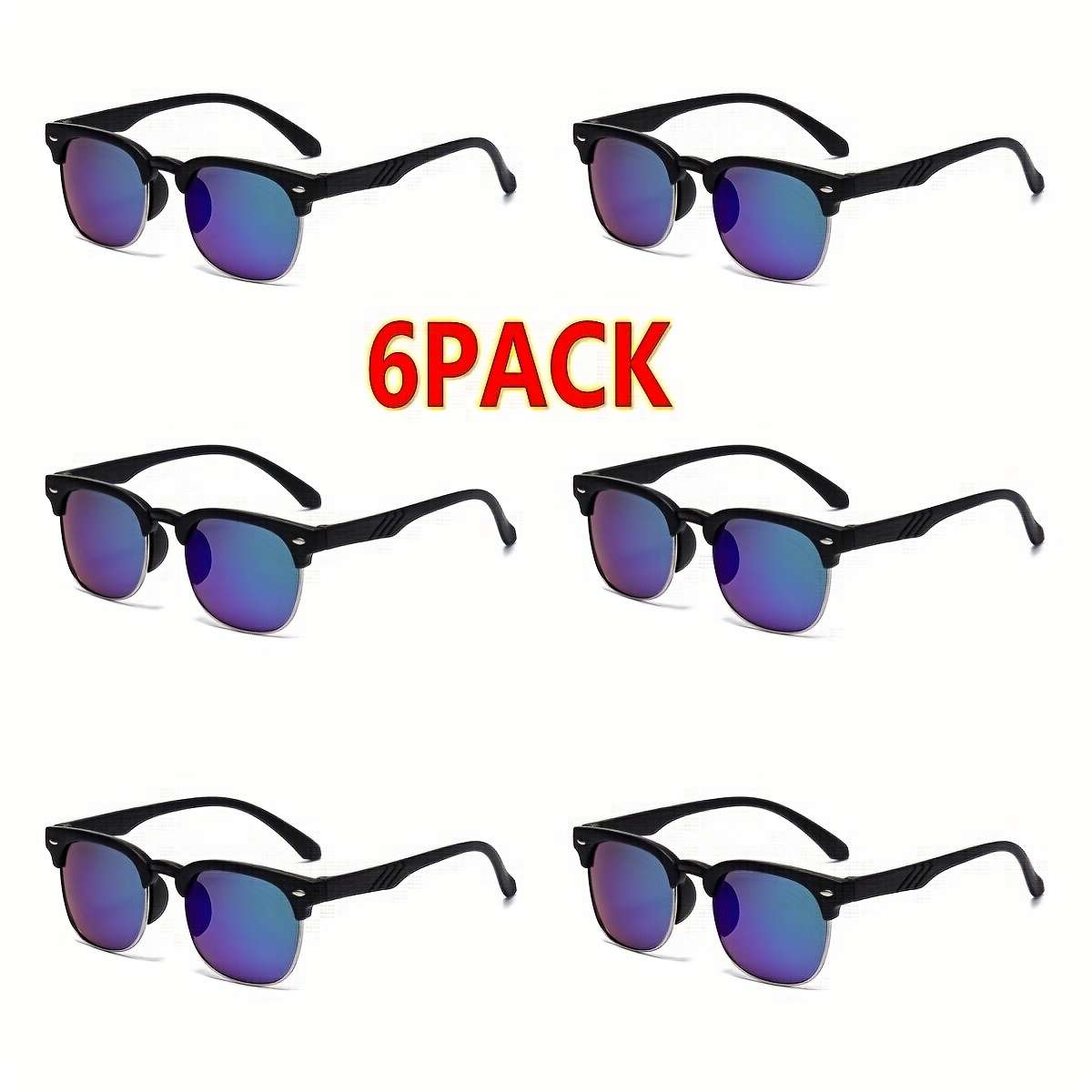 Kids Glasses Color 6 Pack Multicolor