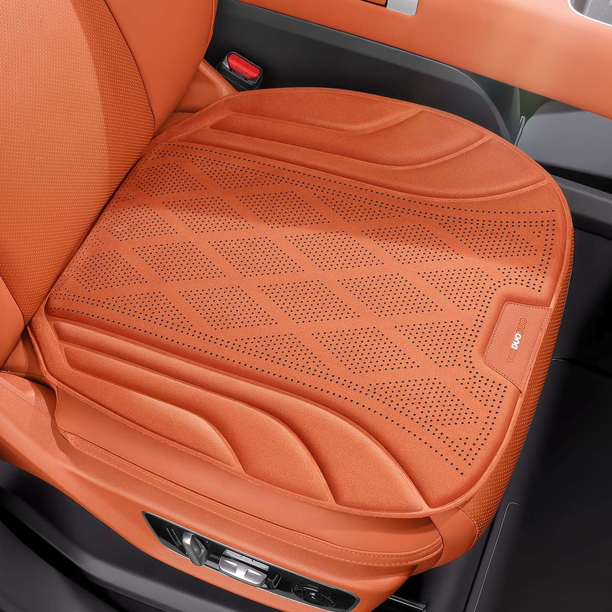 Car Seat Cushion Orange Items Single Seat 2Pcs