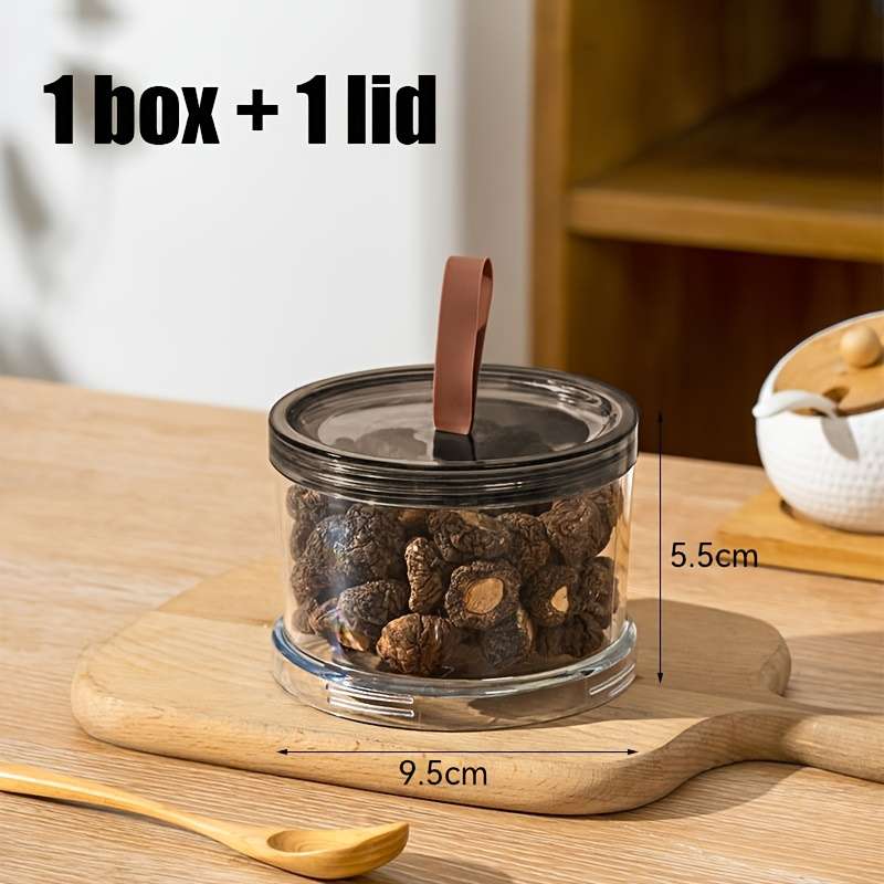 Sealed Jar Quantity 3Piece Set Round Handheld Spice Storage Box
