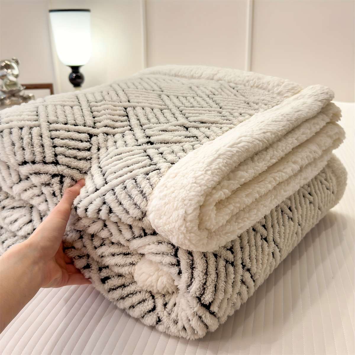 Blanket Dreamlandphantom White Size 200X230Cm