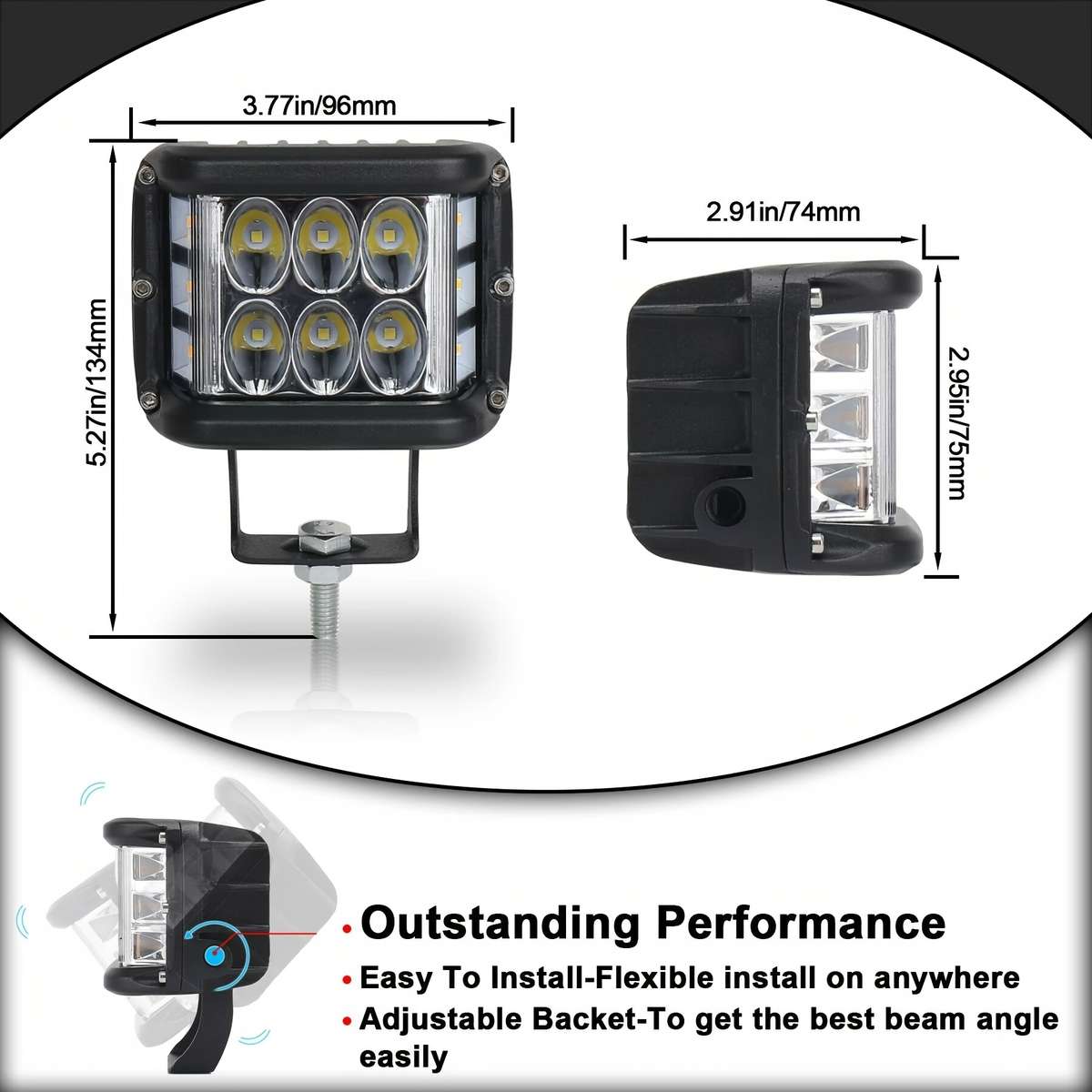 Car Lights Quantity 2Pcs