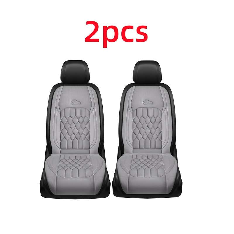 Car Seat Cushion 2Pcs Red