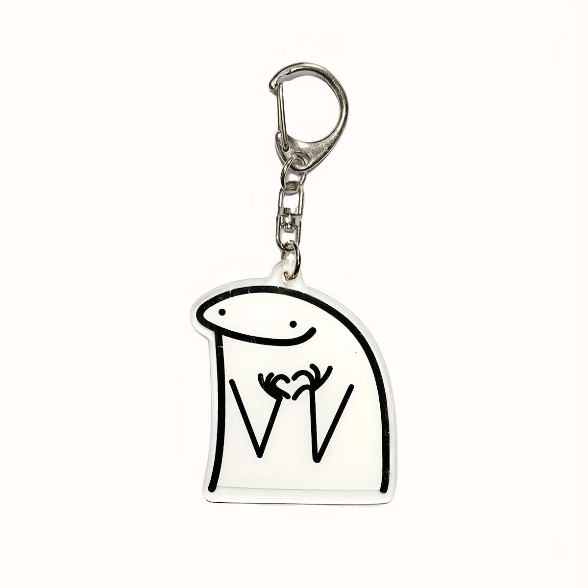 Keychain Ornament Model Stick Figure  Heart