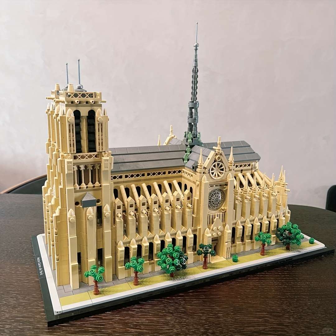 Building Toy Architectural Model Toy Set Style Paris Architecture
