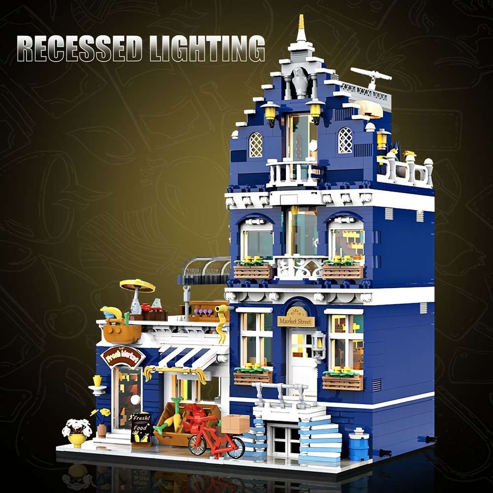 Building Toy Architectural Model Toy Set Quantity 2225Pcs