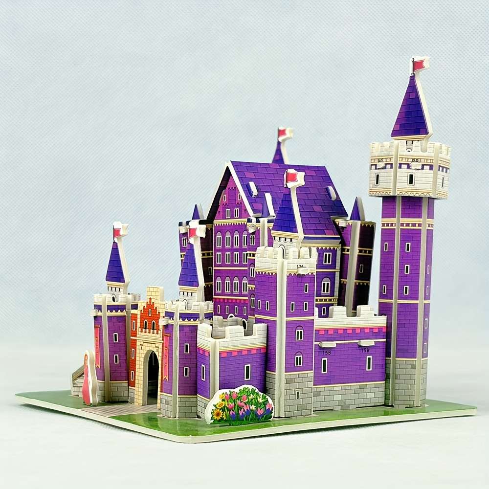 3D House Puzzle Model Model Ulx127 Sizel