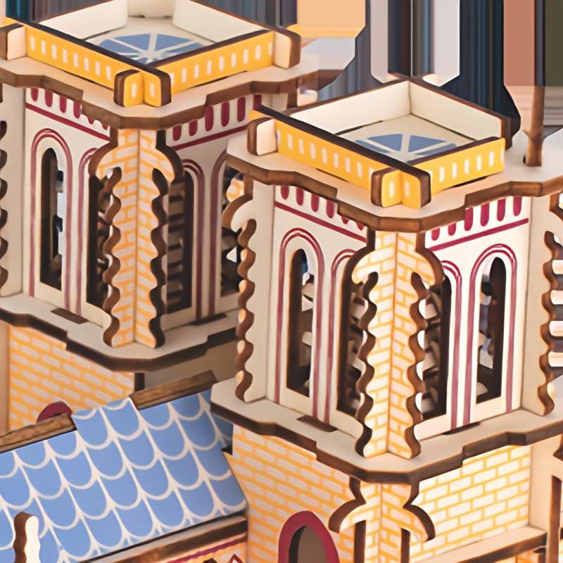 Building Toy Architectural Model Toy Set Model Dl G060