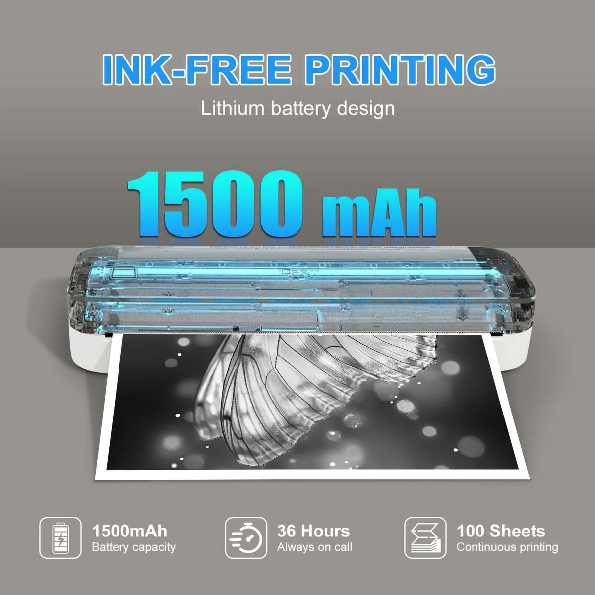 Printer Color Gd 85 Green 2 Rolls Of Paper