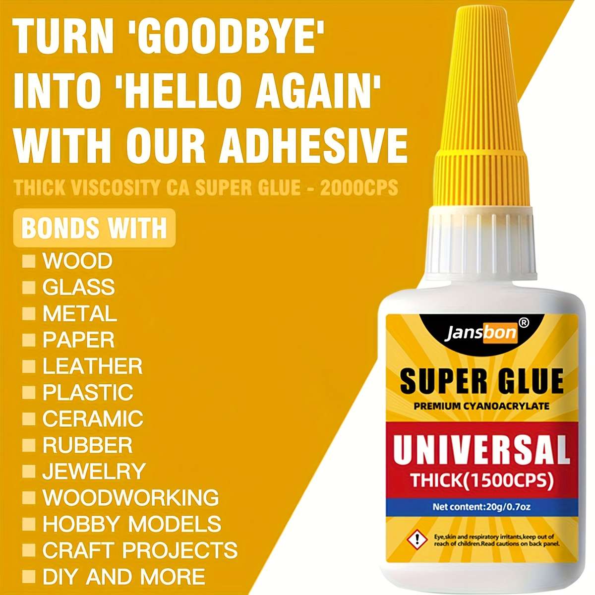 Adhesives Capacity 20G0.7Oz