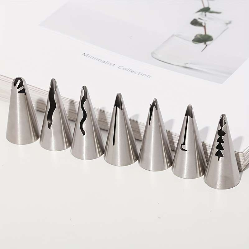 Piping Nozzle Items Russian 7 Add 2 And 7 Piece Flower Mouth Set