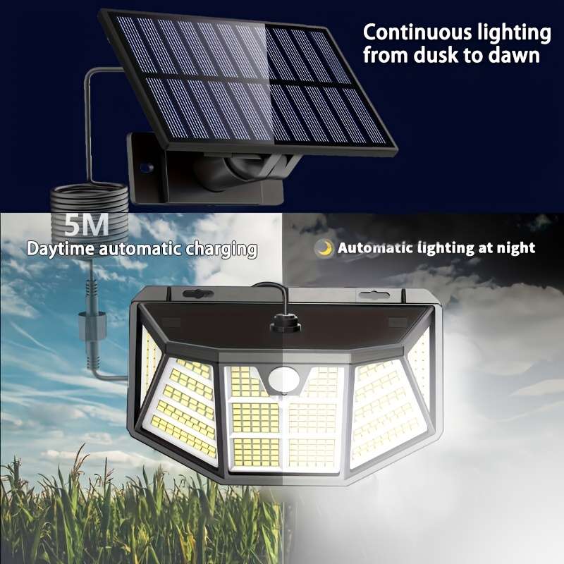 Solar Emergency Lights Color White Light Quantity1 Set