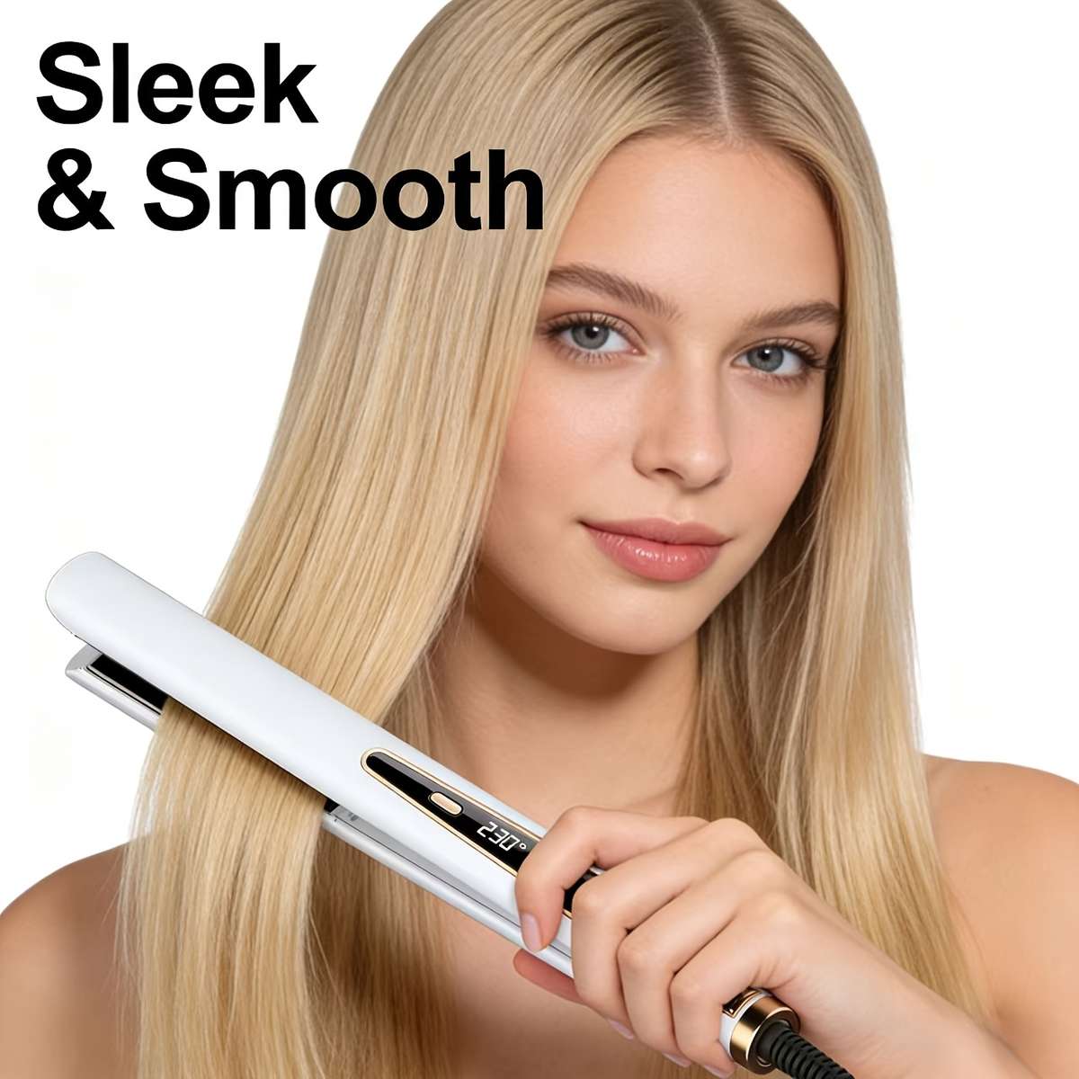 Curling Iron Items Top Configuration Ivory White