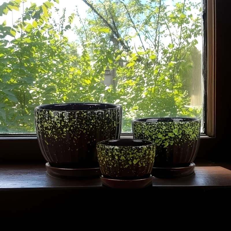 Flowerpot Color 3Pcs Flower Pots