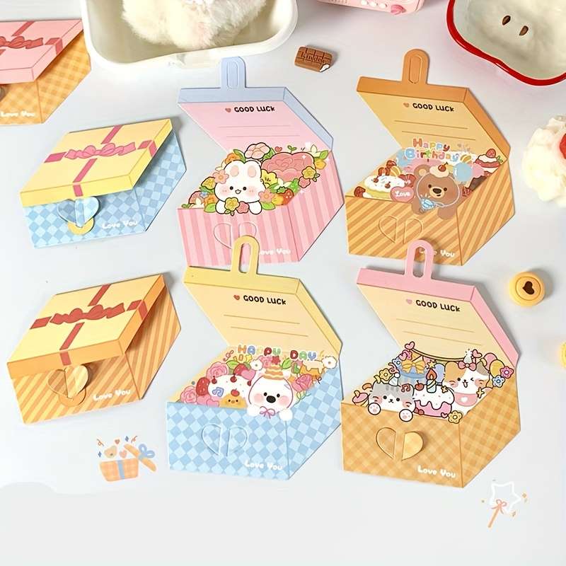 Greeting Cards Color Blue Bear 01