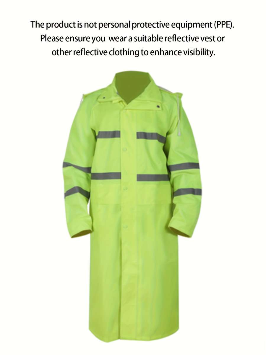 Raincoat Fluorescent Green Size Uk M