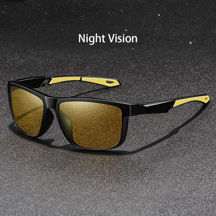Mens Glasses Color Night Vision