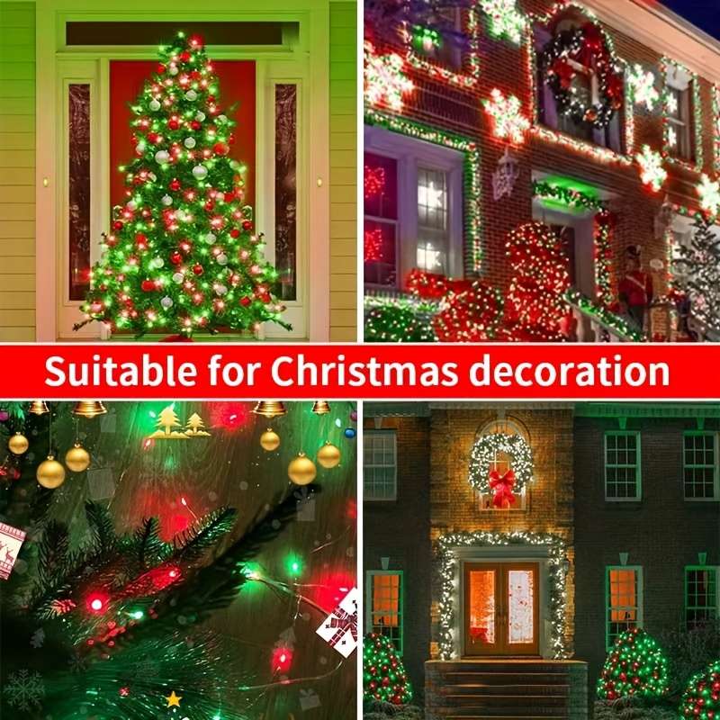 String Lights Color Red Green Size7M 22Ft 50Led