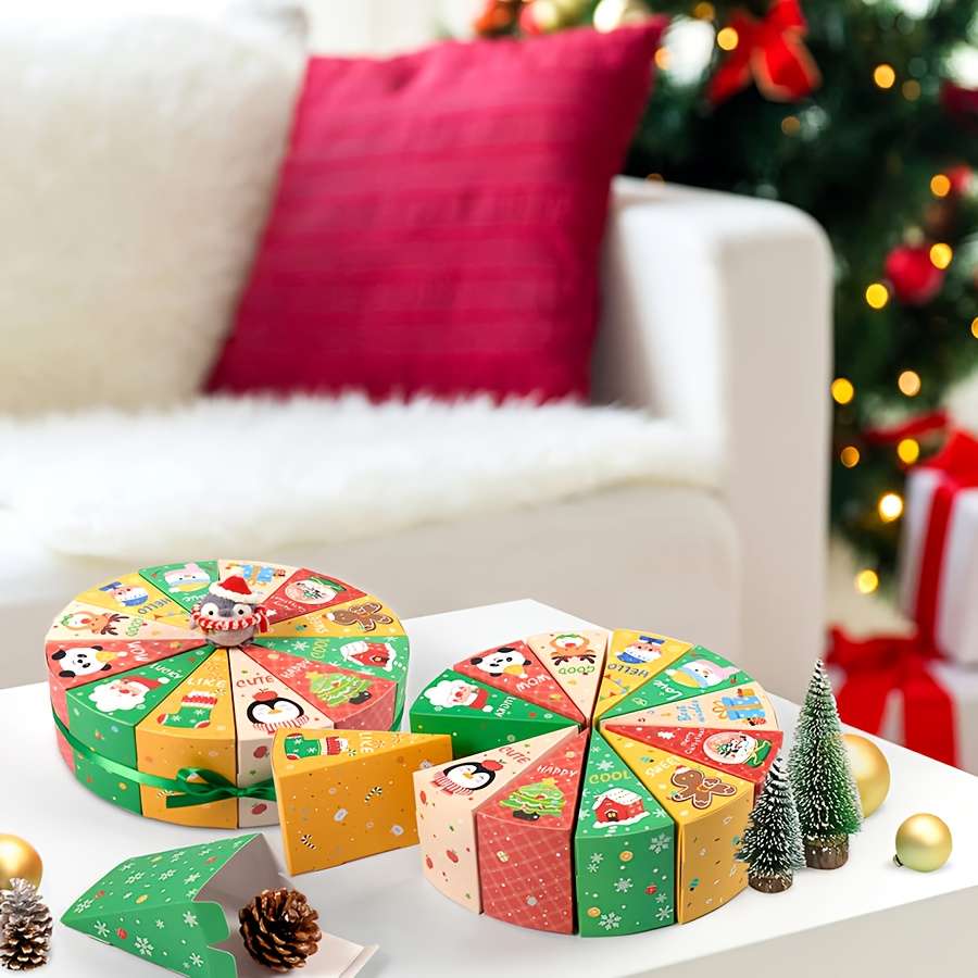 Christmas Gift Boxes Style 1 Set -12 Pieces