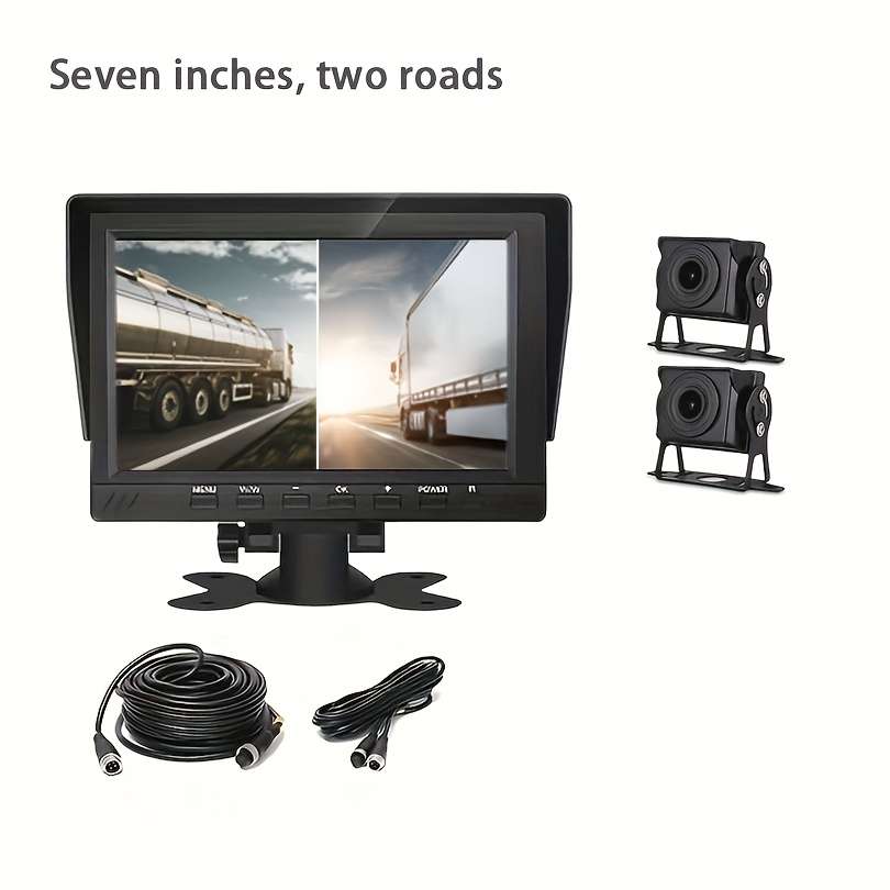Dashcam Model 7 Inch Ahd Display   4 Channel Starlight Camera