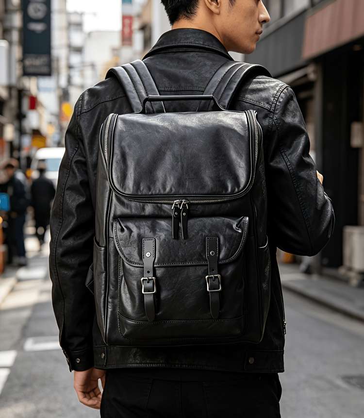Men S Backpack Black