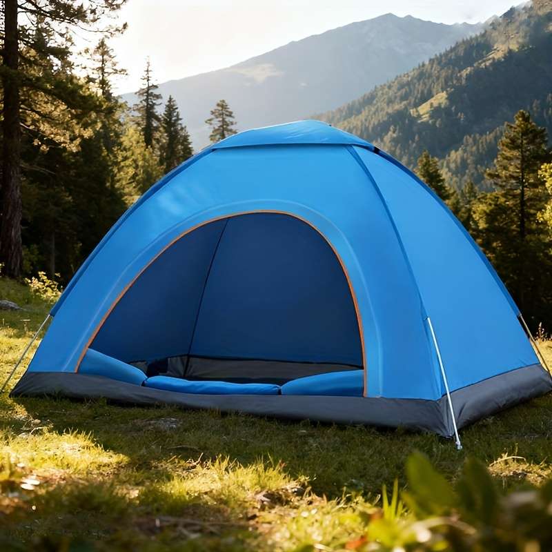 Camping Tent People Pops Up Quickly Is Easy To Set Up Providing Ventilation