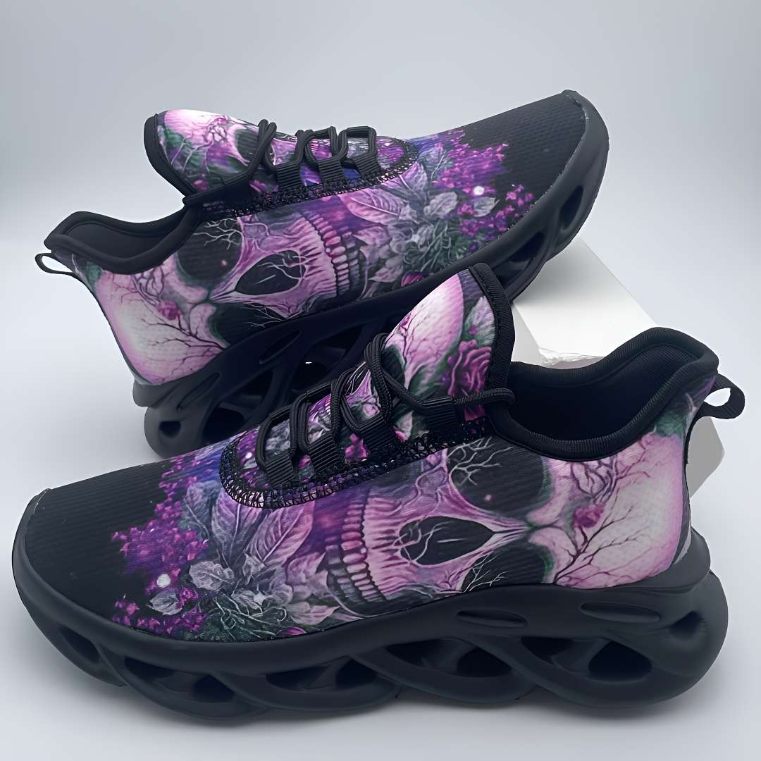 Women S Sneakers Color Purple And Black Sizeuk 4.5